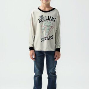 ❤️ The Rolling Stones Retro Long Sleeve tee boys 7-8